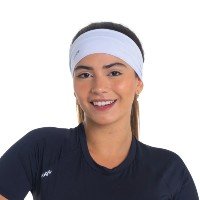 Faixa de Cabelo Headband Elástica Snugg Proteção UV50+ - Branco