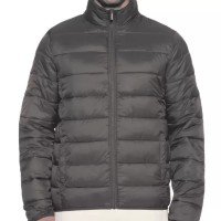 Jaqueta puffer térmica masculina casual gomos impermeável moda inverno bási