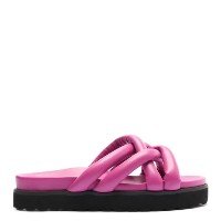 SANDÁLIA SLIDE FLATFORM PINK SCHUTZ PUFFY