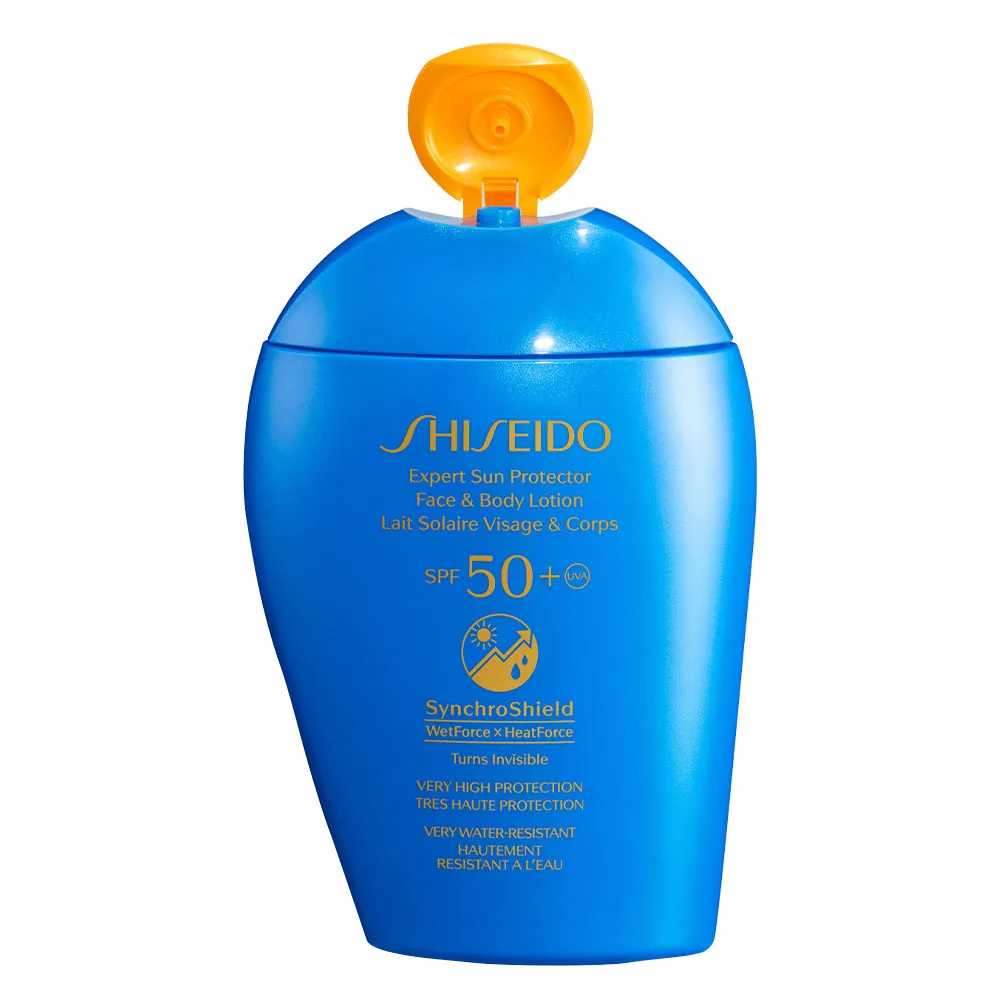Protetor Solar Facial Shiseido – Expert Sun Protection Lotion FPS50+ - 150ml - protetor solar - Protetor Labial - Verão - Brasil - https://stealthelook.com.br