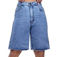 Jort Bermuda Jeans Feminina - Short