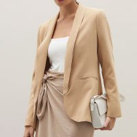 Blazer Oversized com Bolso