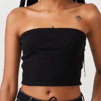 Blusa Tomara que Caia em Ribana com Textura Canelada Preto 2 Blusa Tomara q