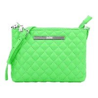 Bolsa Santa Lolla Soft Matelassê Menta Neon Feminina