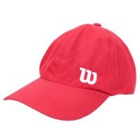 Boné Wilson Aba Curva Strapback Basic W Logo - Vermelho