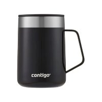 Caneca Térmica com Tampa 414ml Quente e Frio Contigo Preta