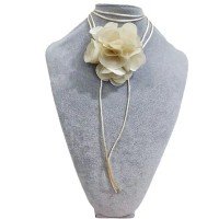 Colar Gargantilha Choker Flor Feminino Tendência - MLBpel