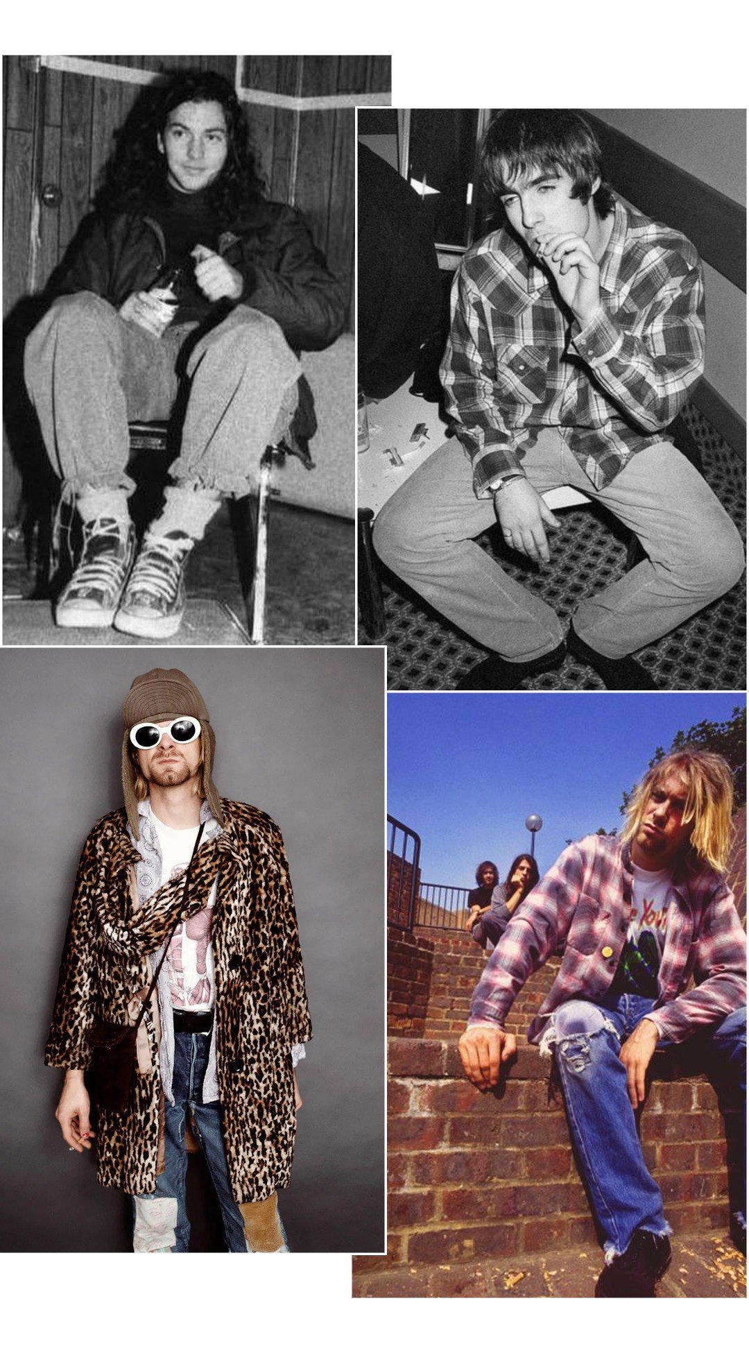 oasis kurt cobain nirvana pearl jam