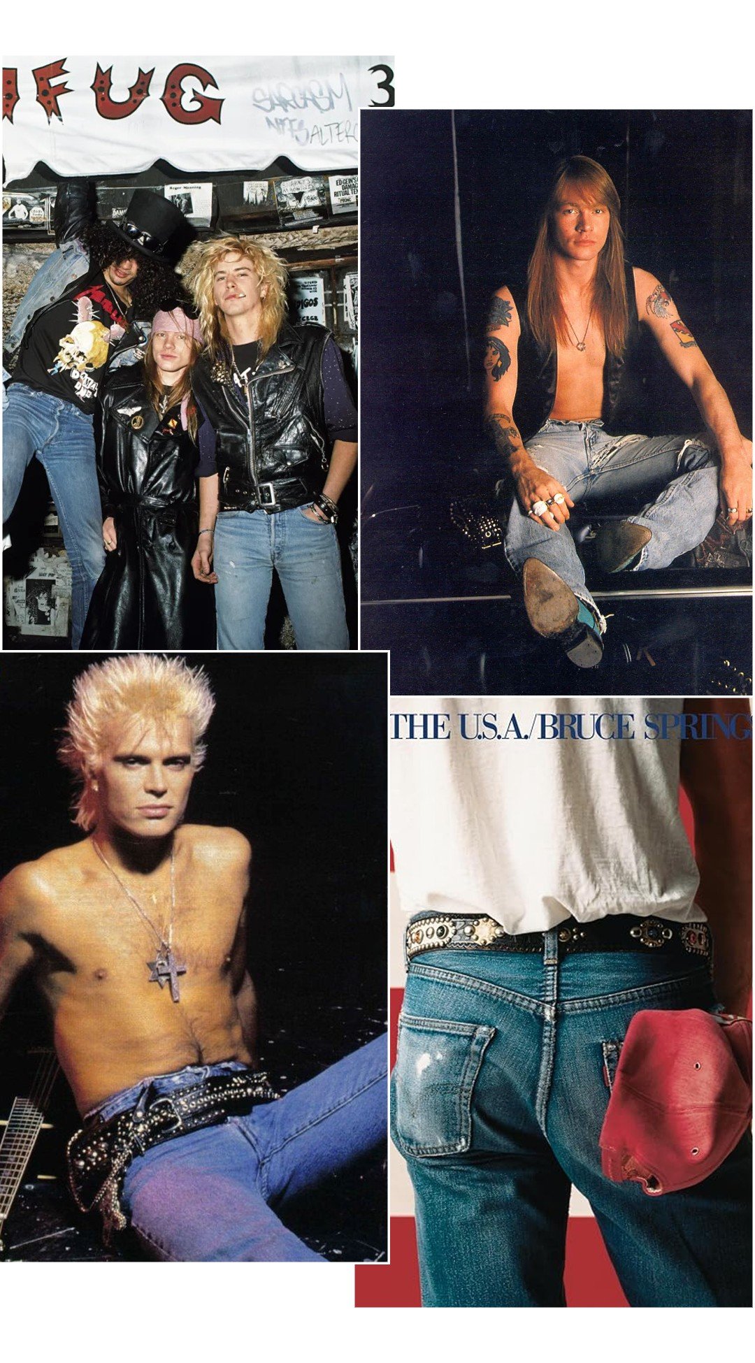 guns roses billy idol