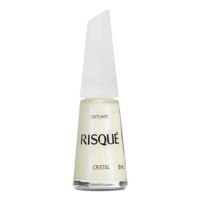 Esmalte Risqué Branco Cintilante Cristal 8ml