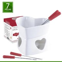 Conjunto Fondue Herstal 7 Peças Coração