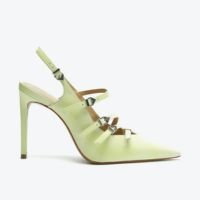 SAPATO MULE VERDE SCHUTZ VERONICA PUMP COURO