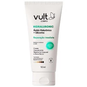 Creme Desodorante Hidratante Corporal Vult Hidraluronic Para Áreas Secas Glicerina - 150Ml