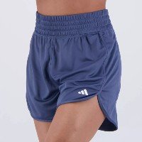 Shorts adidas Pacer Knit Feminino Marinho