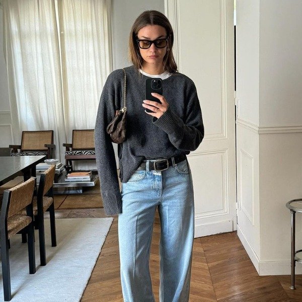 Ela é a minha musa do estilo francês para looks infalíveis e confortáveis