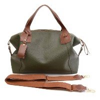 Bolsa Milão De Mão Com Alça Transversal Rosa Helena Cor Verde-musgo