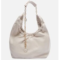 Bolsa Hobo Nude Arezzo Couro Olívia Grande