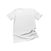 Camiseta Lisa Básica Slim Fit 100% Algodão - Life Smoke