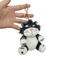 Chaveiro pelucia gato lucifer cinderella 12cm