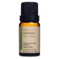 Óleo Essencial de Tea Tree Malaleuca Vegano Natural 100% Puro 10ml - VIA AR