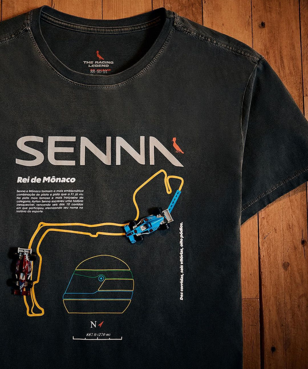 Camiseta Reserva - Ayrton Senna - Dia dos Pais.