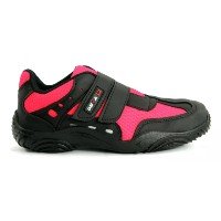 Sapatilha Mtb Para Ciclismo Speed Tenis Preto Pink Feminino