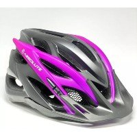 Capacete Mtb Ciclismo Feminino Bike Rosa Led Sinalizador M