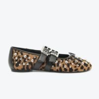 Sapatilha Animal Print Schutz Couro