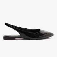 Sapatilha Preta Anacapri Slingback Essencial