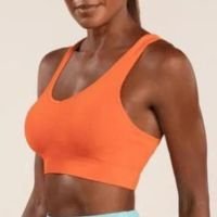 Top Lupo Seamless Basic Com Bojo - Laranja