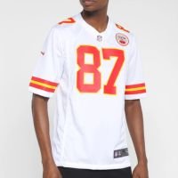 Camisa Nike NFL Kansas City Chiefs Kelce 87 Game Road Jersey - Player Mascu