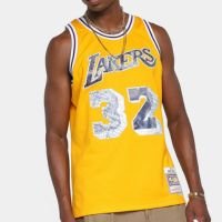 Regata NBA Los Angeles Lakers Mitchell e Ness 75th Anni Jersey Magic Johnso