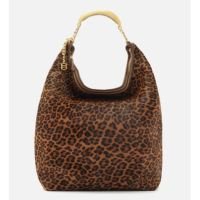 Bolsa Hobo Animal Print Tressê Grande Silvia Braz