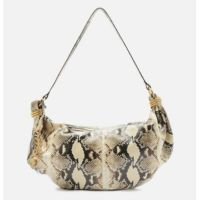 Bolsa Hobo Snake Grande Metais