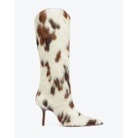 Bota Animal Print Branca Schutz Maryana Hair