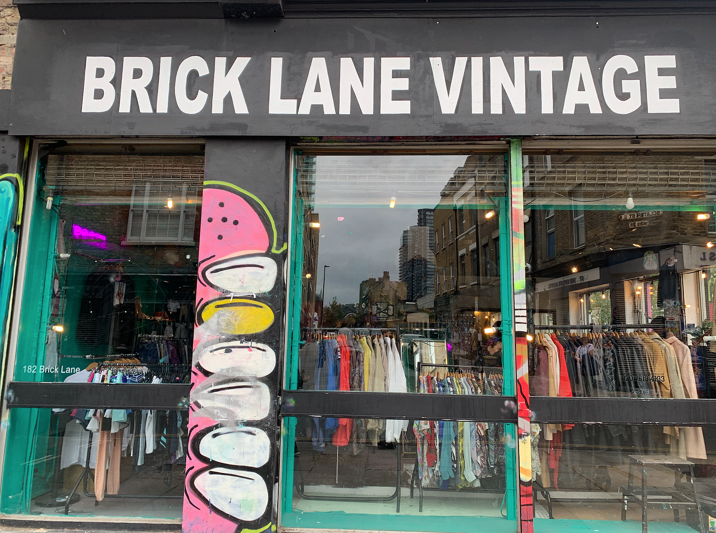 Brechós em Londres - Brick Lane Vintage