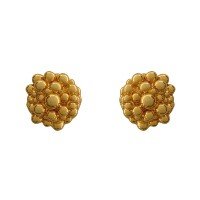 Brinco Bubble Bold Ouro Vintage