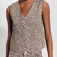 Colete Animal Print Hering + Livia