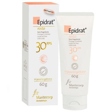 Loção Hidratante Facial Epidrat FPS 30- Mantecorp Skincare - 60g