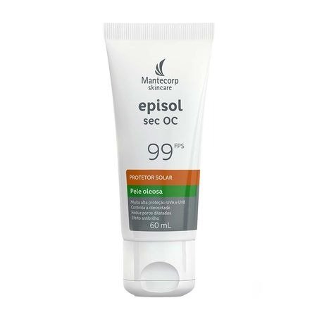 Protetor Solar Facial Mantecorp Skincare Episol Sec OC Fps 99 - 60g