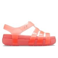 Sandália crocs splash glossy fisherman neon watermelon - Salmão