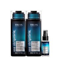 Truss Uso Obrigatório Shampoo Condicionador e Óleo Capilar (3 produtos) - K