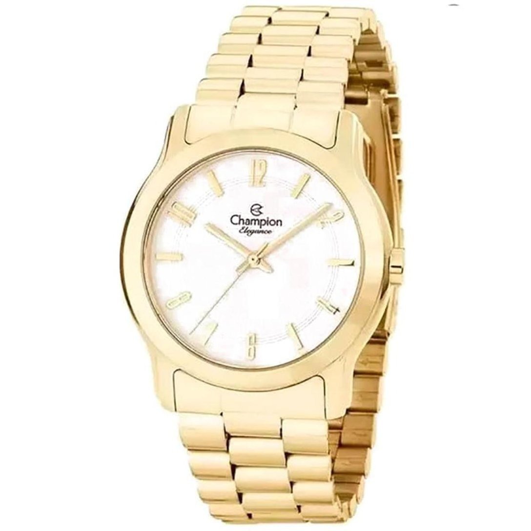 Relógio Feminino Elegance Champion Dourado CN25047H - Dourado