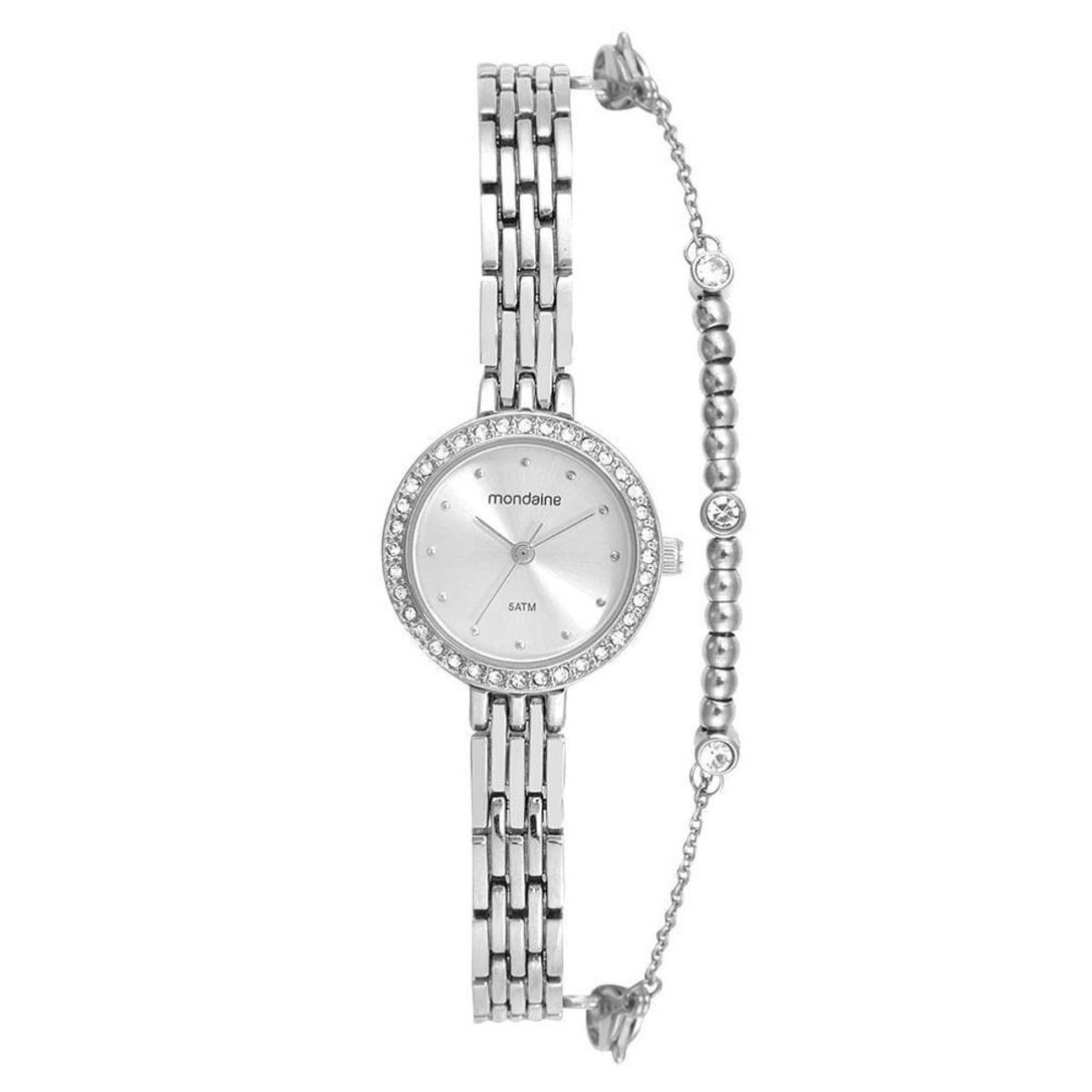 Relógio Feminino Mondaine Prata 32747L0MVNM2 - Prata