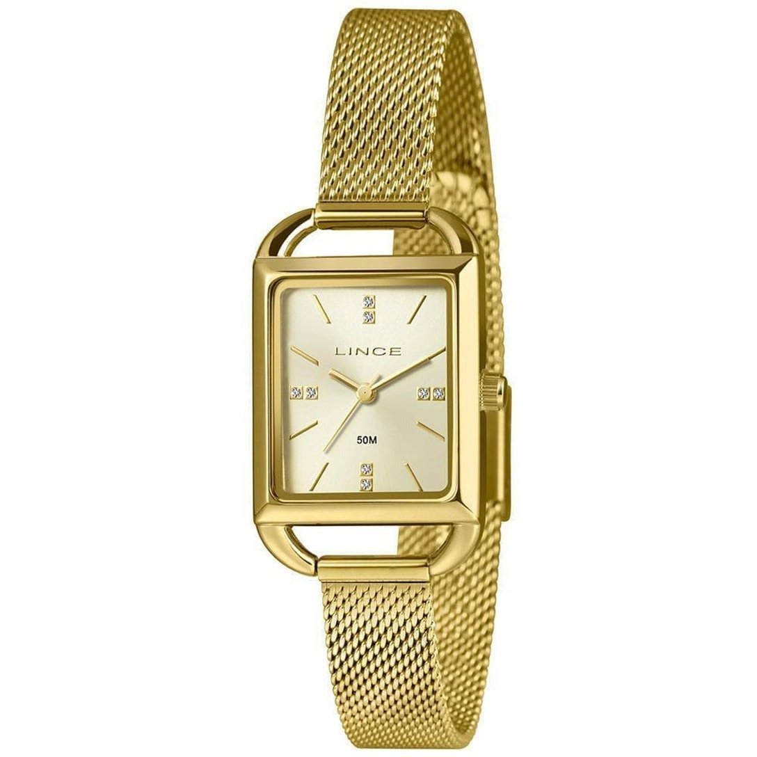 Relógio Feminino Grace Lince Dourado LQG4790L24 C1KX - Dourado