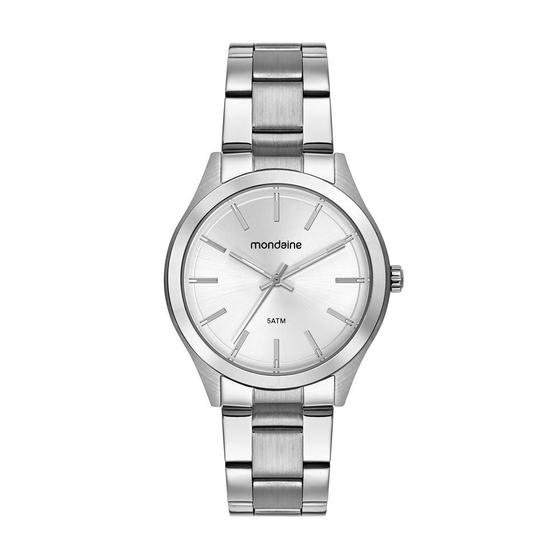 Relogio Mondaine Feminino Ref: 99651l0mvna2 Casual Aço Prateado