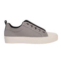 TÊNIS FEMININO SLIP ON COM ELÁSTICO E ILHÓS