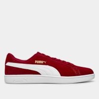 Tênis Puma Smash V2 - Vermelho+Dourado