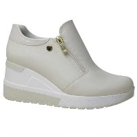 Tênis Sneaker Plataforma Salto 7 Cm Anabela Sola Alta Quiz