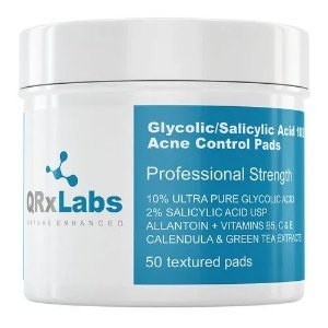 Lenços De Ácido Glicólico A 10% E Ácido Salicílico A 2% Qrxlabs - Controle De Acne - 1 Un